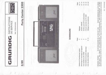 Grundig-Party Center 2300-1989.RadioCass preview